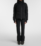 Moncler Grenoble Guyane hooded down ski jacket