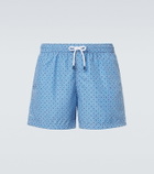 Fedeli Madeira printed swim trunks