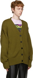 Stolen Girlfriends Club Green & Yellow Elevator Cardigan