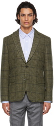 Officine Générale Green Wool 375 Blazer