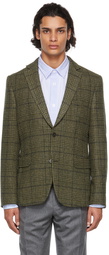 Officine Générale Green Wool 375 Blazer