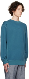 BOSS Blue Cotton Sweatshirt