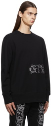 Givenchy Black Barbed Wire Sweatshirt