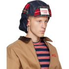 Charles Jeffrey LOVERBOY Navy & Red Trapper Hat