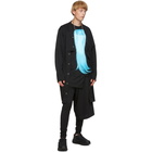 Comme des Garcons Homme Plus Black Jersey Cardigan