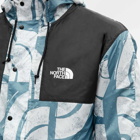 The North Face Men's Seasonal Mountain Jacket in Goblin Blue Woodblock