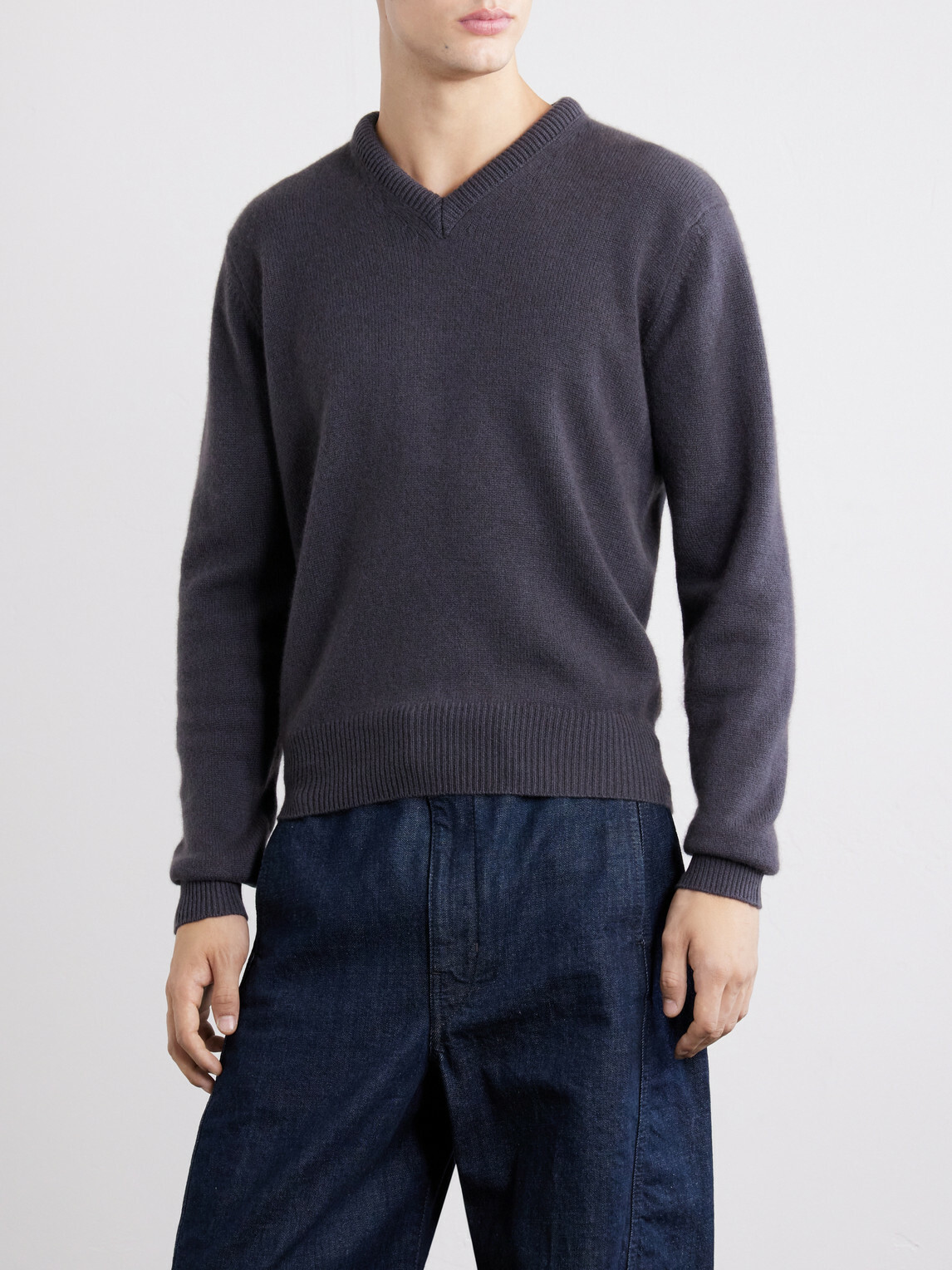 LEMAIRE - Cashmere Sweater - Gray