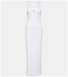 Givenchy Ribbed-knit cotton jersey maxi dress
