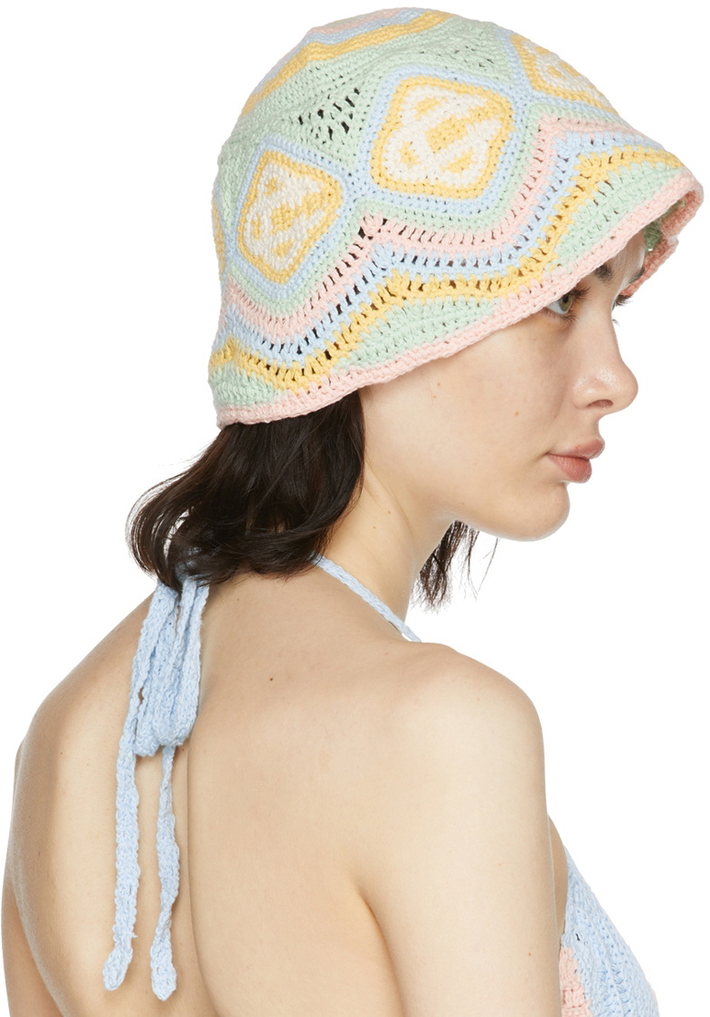 Casablanca Multicolor Gradient Bucket Hat Casablanca