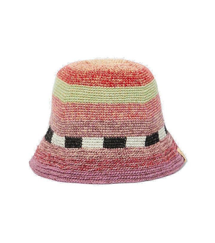 Photo: Visvim Meda striped crochet bucket hat