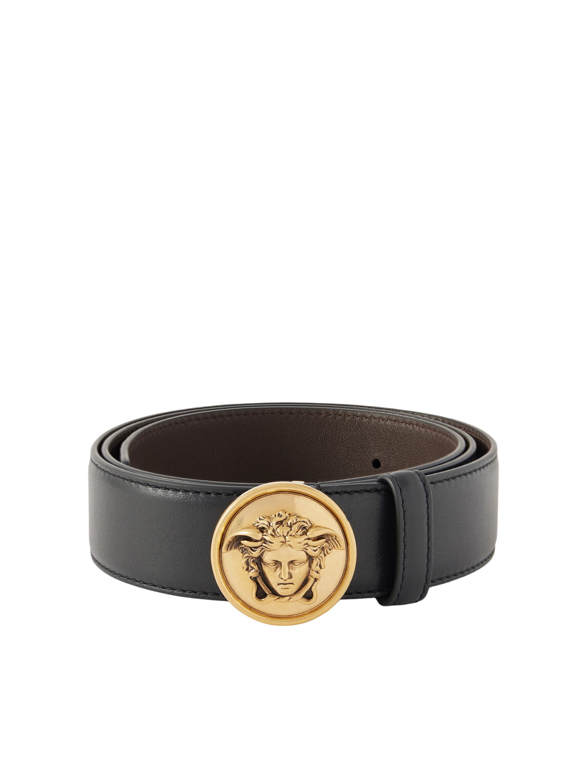 Versace Jeans Couture Black & Gold Chain Couture Belt Pouch Versace