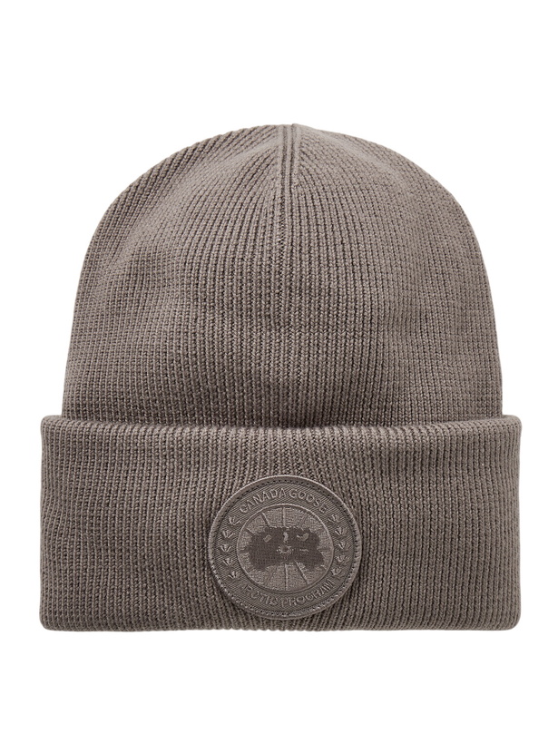 Photo: Canada Goose - Logo-Appliquéd Wool Beanie