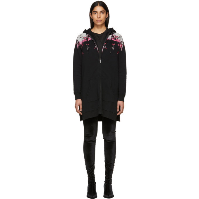 Photo: Marcelo Burlon County of Milan Black Kolpoke Wings Zip-Up Hoodie