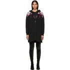 Marcelo Burlon County of Milan Black Kolpoke Wings Zip-Up Hoodie