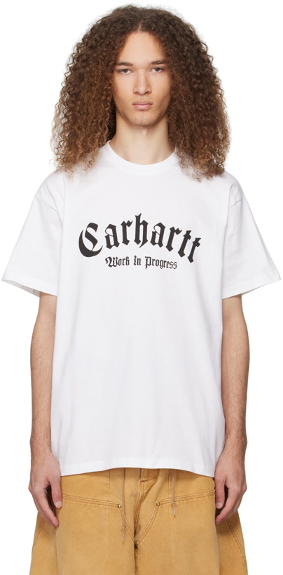 Photo: Carhartt Work In Progress White Onyx T-Shirt