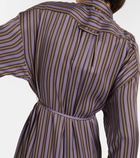 Acne Studios Delestina striped shirt dress