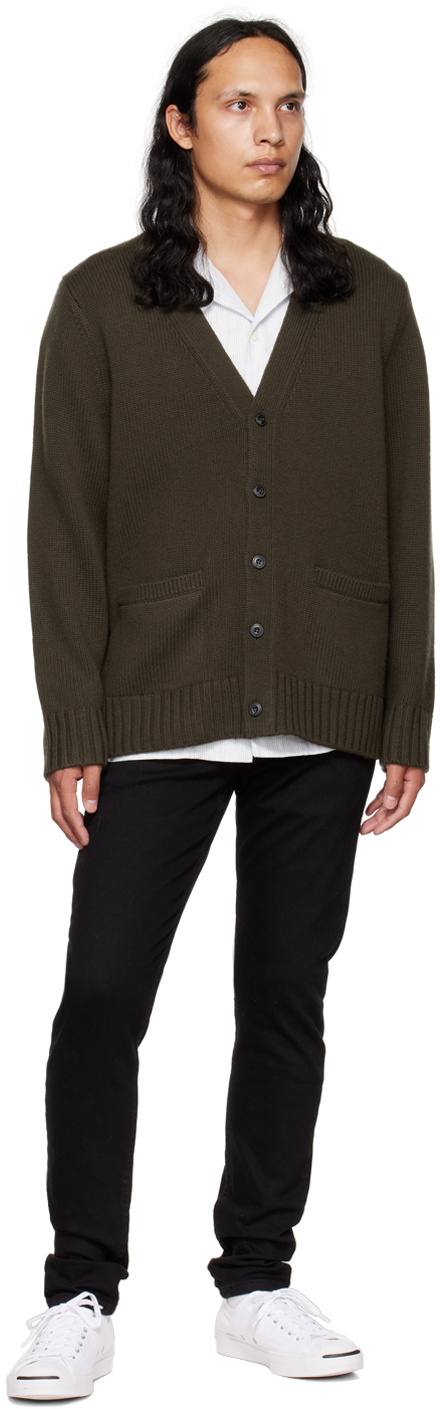 Vince Green Y-Neck Cardigan