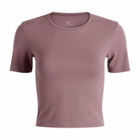 Nike Women's Zenvy Dri-Fit Short Sleeve T-Shirt in Tattoo/White
