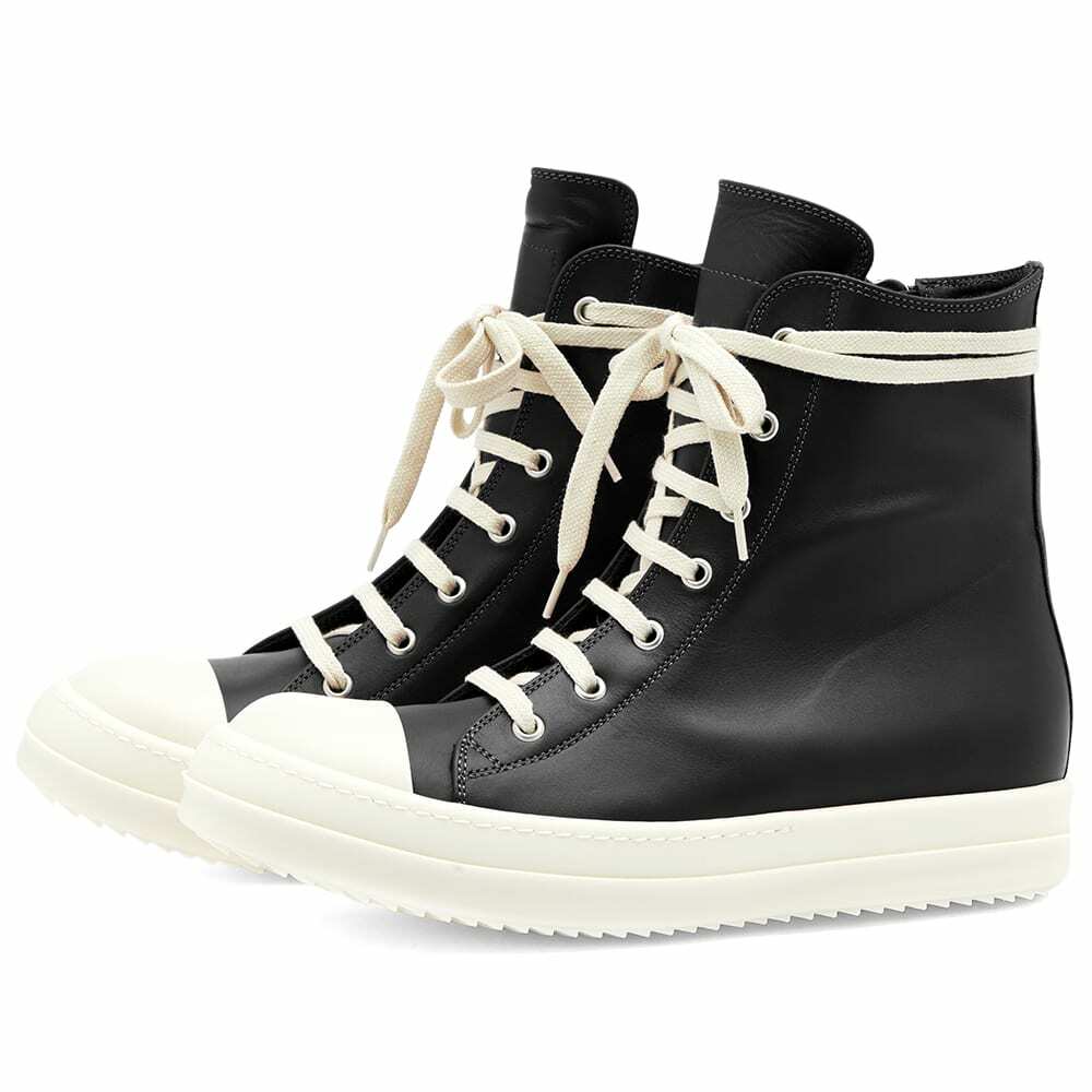 Rick Owens Women's Sneakers in Black/Milk Rick Owens