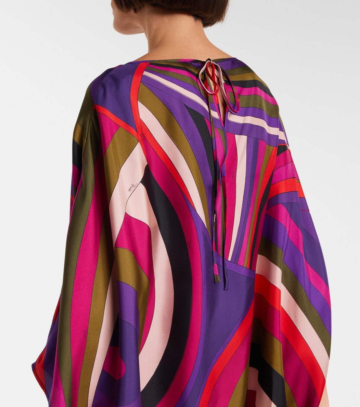 Pucci Iride silk satin minidress