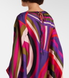 Pucci Iride silk satin minidress