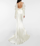 Danielle Frankel Bridal Maren wool and silk gown