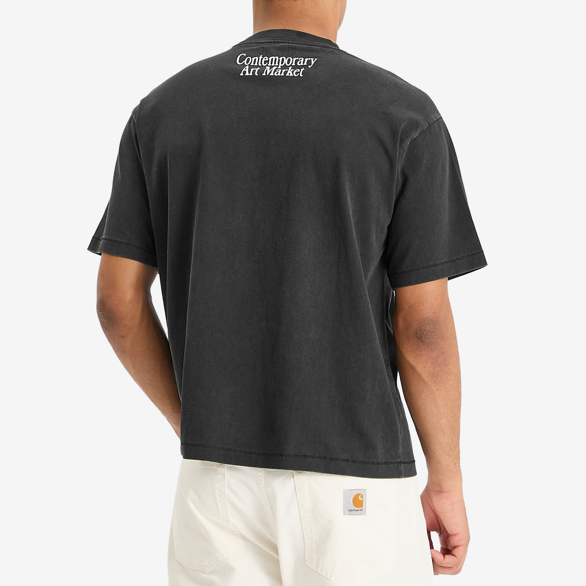 MARKET Men's Infinity Bear T-Shirt in Washed-Black