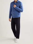 Moncler - Mirmande Logo-Appliquéd Quilted Shell Down Jacket - Blue