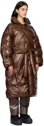 Entire Studios Brown RBI Down Coat