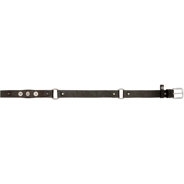 Photo: OPEN YY Brown Snap Western Belt
