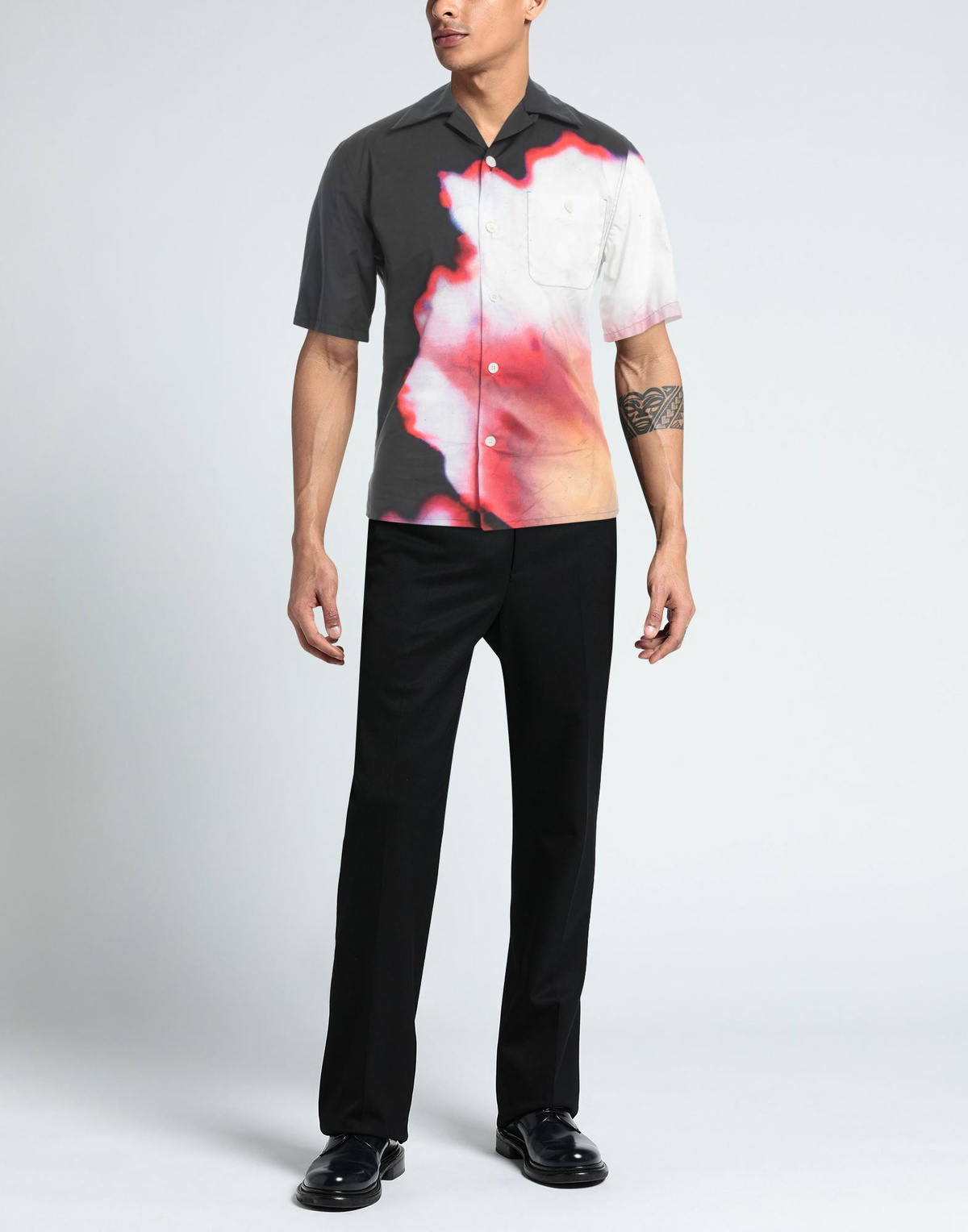 Mcqueen Mens Shirt in Black