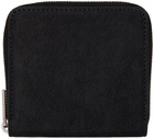 Rick Owens Black Zipped Wallet