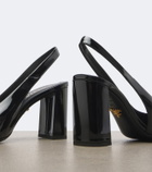 Prada Patent leather slingback pumps