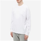 Reigning Champ Men's Long Sleeve Midweight Jersey T-Shirt in White