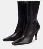 The Row Shrimpton leather ankle boots