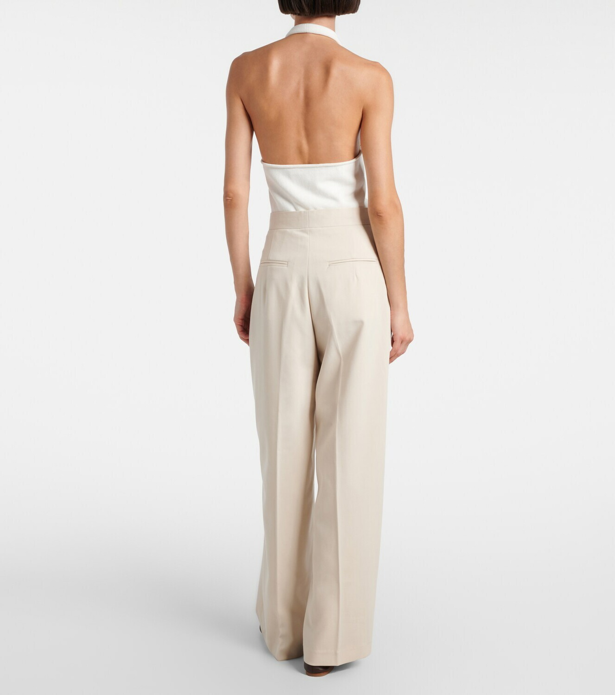Aya Muse High-rise wide-leg pants