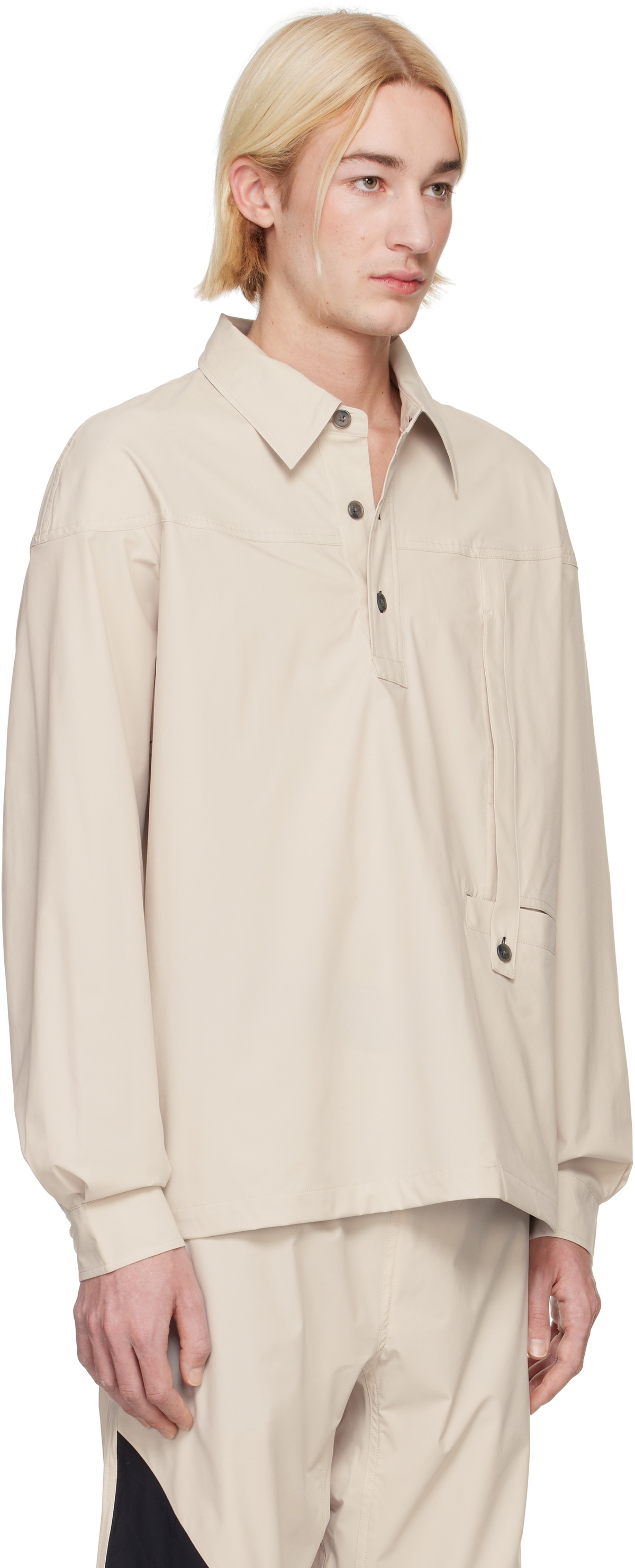 Asics Beige Kiko Kostadinov Edition Ormosiancy Pullover Shirt ASICS