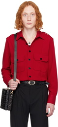 Ernest W. Baker Red Flap Pocket Shirt