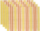 The Conran Shop Orange & Yellow Le Sol Placemat Set, 4 pcs