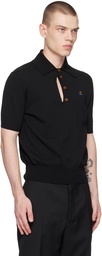 Vivienne Westwood Black Ripped Polo