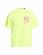 Aries Mens T-shirt in Yellow