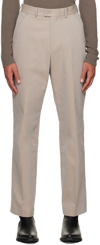 Photo: Our Legacy Taupe Darien Trousers