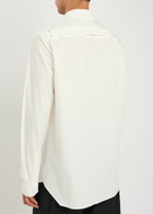 Rick Owens Fogpocket Cotton-poplin Shirt White