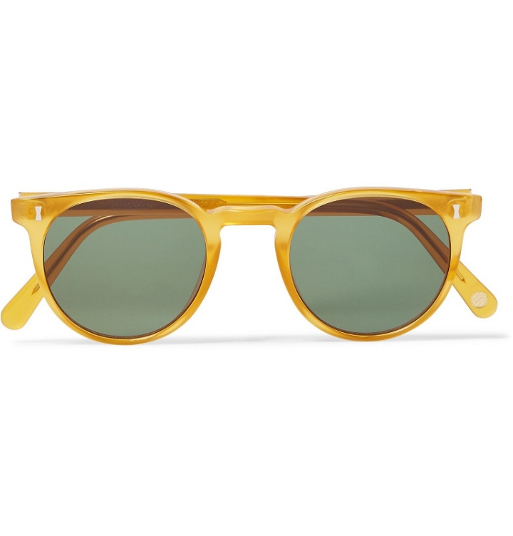 Photo: Cubitts - Herbrand Round-Frame Acetate Sunglasses - Yellow