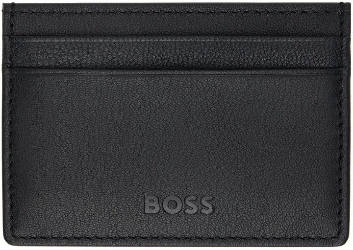 Photo: BOSS Black Embossed Card Holder