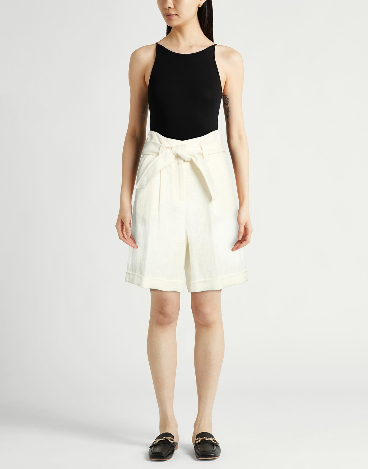 Peserico Womens Shorts & Bermuda Shorts Ivory