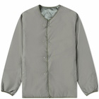 Nanamica Men's Reversible Down Cardigan in Sage Green