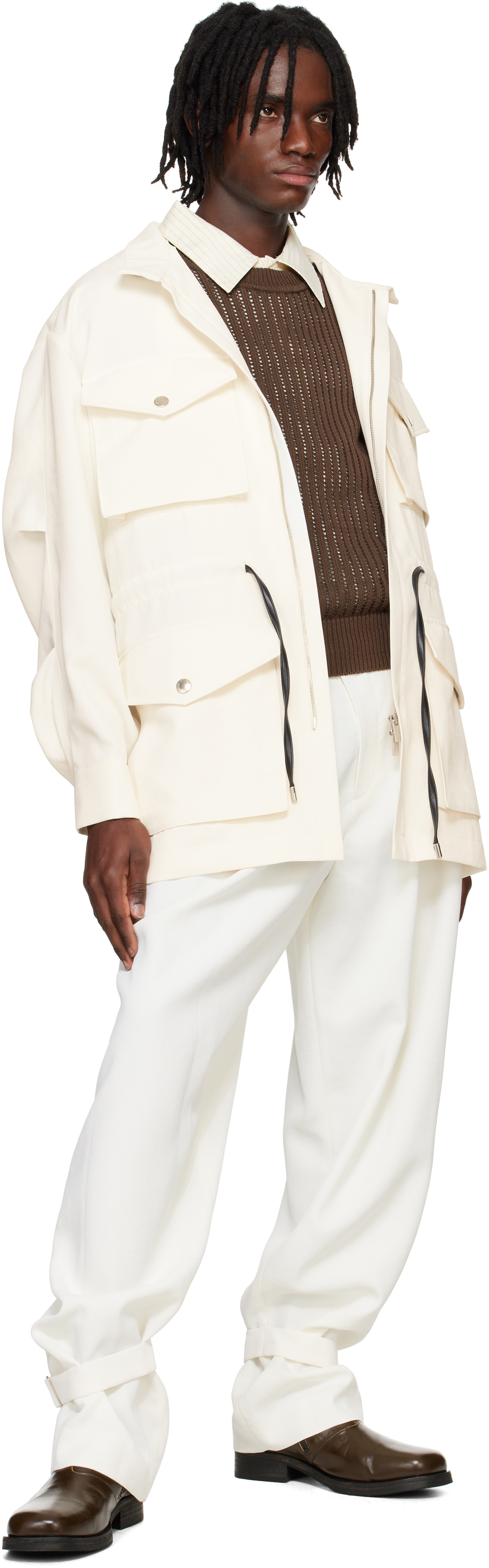 System Off-White Bicolor 4 Pocket Jacket