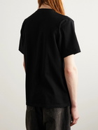 UNDERCOVER - Printed Cotton-Jersey T-Shirt - Black