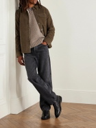 James Perse - Fleece-Lined Cotton-Blend Corduroy Shirt Jacket - Brown